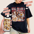 H-DEWALL Custom T Shirts Mineral Wash Tshirt Bootleg Rap Tee Customized Gifts - Image 2