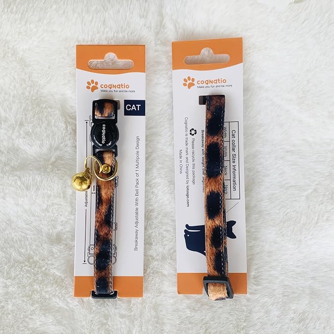 Safety Quick Release Cat Collars, Double Velvet - Image 2