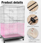 Shappy Large Bird Cage Seed Catcher, Bird Cage Cover Net Skirt Guard, - Image 5