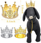 PET SHOW 2pcs Medium Dog Crown Headband Puppies Cat Hat - Image 2