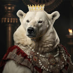 Abbylike Pet Rhinestone King Crown, Queen Crown - Image 5