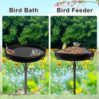 38In Freestanding Bird Bath for Outside, Detachable Birdbaths - Image 5