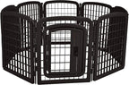 Amazon Basics 8-Panel Octagonal Plastic Pet Pen Fence Enclosure by AmazonBasics