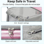 Expandable Cat Carrier, Airline Approved Soft Sided Pet Carrier - Image 8