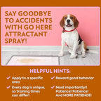 OUT! PetCare Go Here Attractant Dog and Puppy Potty Training Spray, Safe & - Image 6