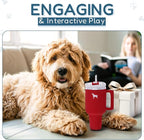 Pup Cup Tumbler Dog Toy – Cute Girl Dog Toy, Valentines & Birthday Gift - Image 3