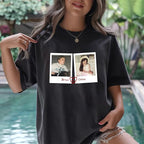 Custom Bootleg Rap Tee, Personalized Girlfriend Vintage Graphic T-Shirt - Image 2