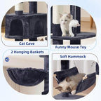 Cat Tree for Large Cats, 78.7" Tall Cat Tower for Indoor Cats Multiple Cats - Image 5