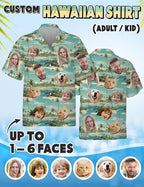 Custom Hawaiian Shirt with Face Photo Picture - Image 4
