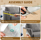 Cat Scratch Furniture Protector – DIY Climb Scratch Mat, Cat Scratch Pad - Image 6