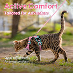 Dooradar Cat Harness and Leash Set, Escape Proof Safe Adjustable Kitten Vest - Image 5
