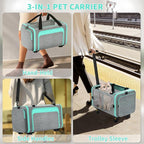Rolling Pet Carrier with Detachable Wheels - Image 5