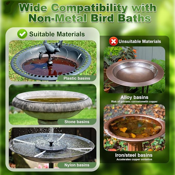 2 Pack Bird Bath Copper Disk, 99.99% Pure Copper Purification Disk - Image 3