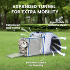 Cat and Dog Backpack Carrier, Foldable Breathable Pet Carrier Backpack - Image 5