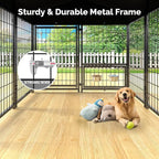 Sino Luban 2PCS Outdoor Dog Kennel Outside Run - Image 5
