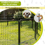 BestPet Dog Playpen 24 Inch 16 Panels Heavy Duty Metal Pet Exercise Pen Indoor - Image 6