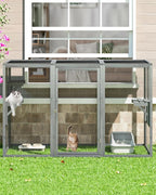 Catio Outdoor Cat Enclosure, Wooden Large Catios by Nyeekoy