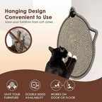 Cat Scratcher Mat, Natural Cotton Rope Cat Scratch Pad, 15.7'' Round Horizontal - Image 4