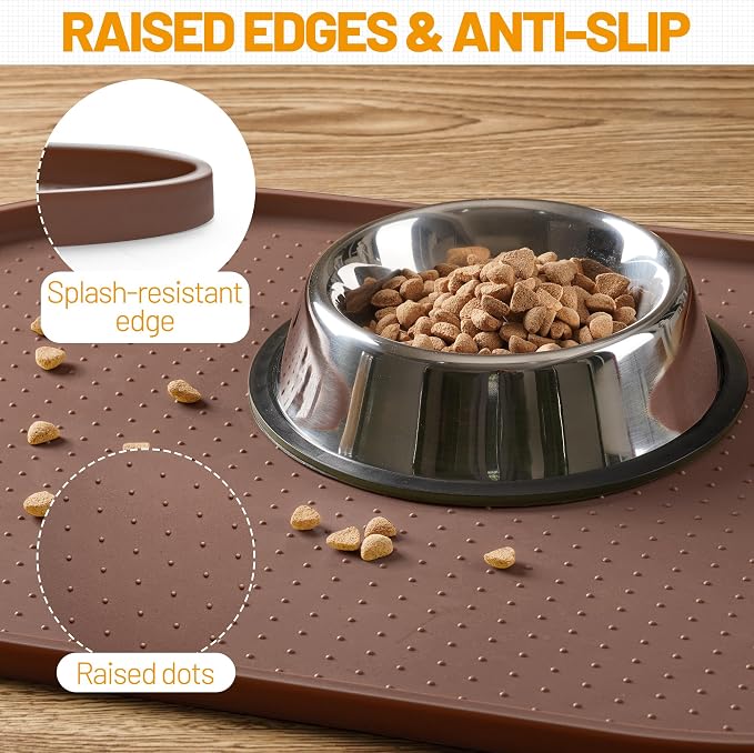 Hubulk 100% Waterproof Silicone Pet Feeding Mat - Image 3