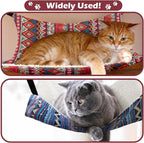Jetec 2 Pack Cat Hammock for Cage, Catio Accessories Reversible Soft Cats Bed - Image 3