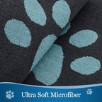Buganda Dog Door Mat for Muddy Paws, Absorbent Dirt Trapper Washable Indoor - Image 4