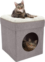 Kitty City Indoor Cat Cube Furniture, Tan Cube by KittyCity