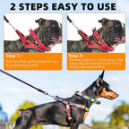 YUEPET 2 Pack Handmade Weaved Dog Collar Safety Clip Heavy Duty Double Ended - Image 5