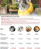KUDES Cat Small Dog Recovery Collar, Cute Sunflower Neck Cone After Surgery - Image 2
