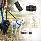 BWOGUE Double Dog Cat Seat Belts, Car Headrest Restraint Adjustable Travel Leash - Image 4