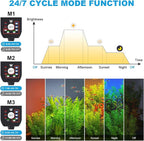 SEAOURA Led Aquarium Light for 24 Inch to 30 Inch Fish Tank, 24/7 Cycle and DIY - Image 2