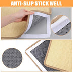 4 Pack Cat Scratcher Mat, Fabric Sisal Cat Scratching Pad - Image 3