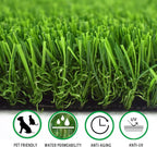 Artificial Grass，3 Rolls 12.8 x 40x1in, Rug Realistic Indoor Outdoor Rug - Image 3