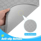 BINGPET Waterproof Dog Food Mat Non-Slip 2 Pcs, 35.4" X 23.6" Anti-Slipextra - Image 3