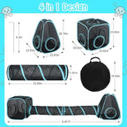 BWOGUE Outdoor Cat Enclosures for Indoor Cats, 4 in 1 Outdoor Cat Tent - Image 3