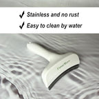 Pet Deshedding Tool with Curve Blade, Cat Grooming Brush, Tight V-shaped Teeth - Image 6