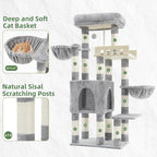 Cat Tree for Indoor Cats Large Adult, Heavy Duty Cat Tree for Large Cats 20 lbs+ - Image 5