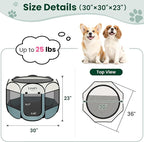 Love's cabin Pet Puppy Dog Playpen, Medium Dog Tent Crates Cage Indoor/Outdoor - Image 3