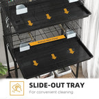 PawHut Double Stackable Bird Cage - Image 3