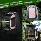 SUERTREE Bird Carrier Bag with Indestructible Stainless Steel Mesh, Bird Travel - Image 4