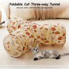Tempcore Pet Cat Tunnel Tube Cat Toys 3 Way Collapsible, Cat Tunnels - Image 4