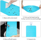 Ptlom Pet Placemat for Dog and Cat, Anti-Slip Waterproof Dogs Feeding Mat - Image 6