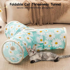 Tempcore Pet Cat Tunnel Tube Cat Toys 3 Way Collapsible, Cat Tunnels - Image 3