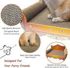 Luxury Cardboard Cat Scratcher Sofa Bed, Couch Shaped Cat Scratching Board - Image 3