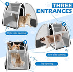Cat Backpack Carrier, Expandable Pet Carrier Backpack - Image 4