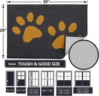 Buganda Dog Door Mat for Muddy Paws, Absorbent Dirt Trapper Washable Indoor - Image 2