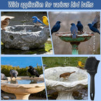 2 Pcs Bird Bath Brush Black Hard Bristle Cleaning Brush - Image 5
