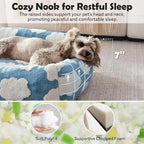 JOEJOY Small Dog Bed for Small Dogs, Rectangle Washable Orthopedic Dog Bed - Image 2