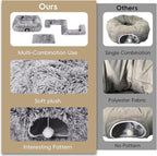 Extra Large Cat Tunnel Bed, 4 Ways Tunnels - Image 6