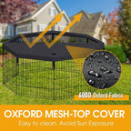 Dog Pen Pet Playpen Dog Fence Pad Indoor Foldable Metal Wire Exercise Puppy - Image 6