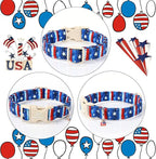 4th of July Dog Collar, Stars & Stripes Patriotic Dog Collars - Image 5